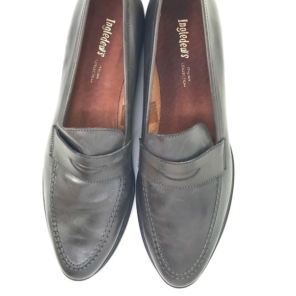 Ingledew’s Italian Collection OliveGrey Loafers - Picture 2 of 8